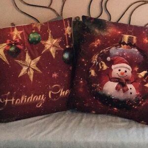 Pillows-Item 9 Set of two Holiday Pillows